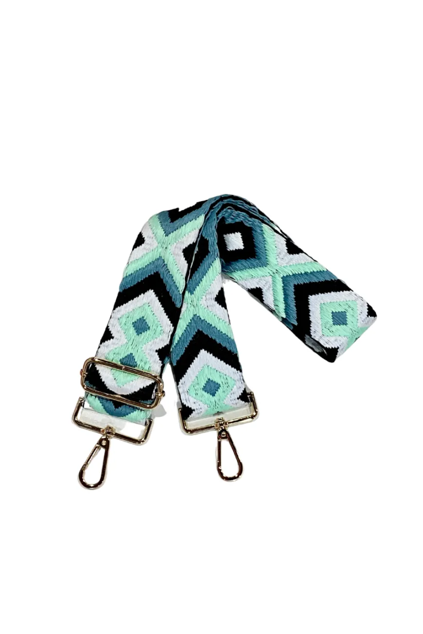Aztec Navy/Green Bag Strap