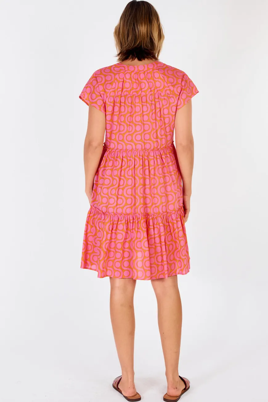 ibsa_quebec_tiered_dress__1.webp IBSA Quebec Tiered Dress Flame