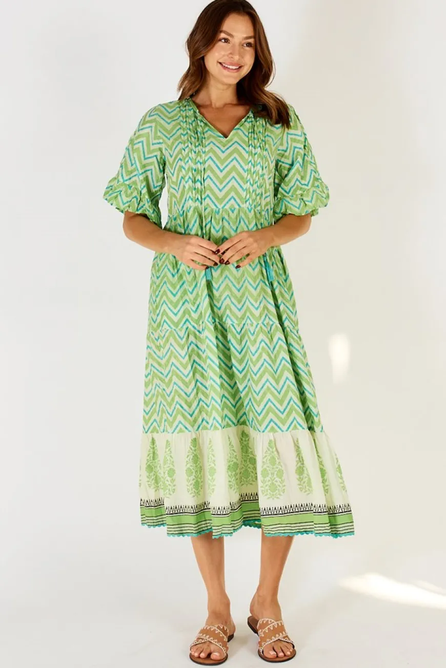 LulaLife Alex Midi Lime