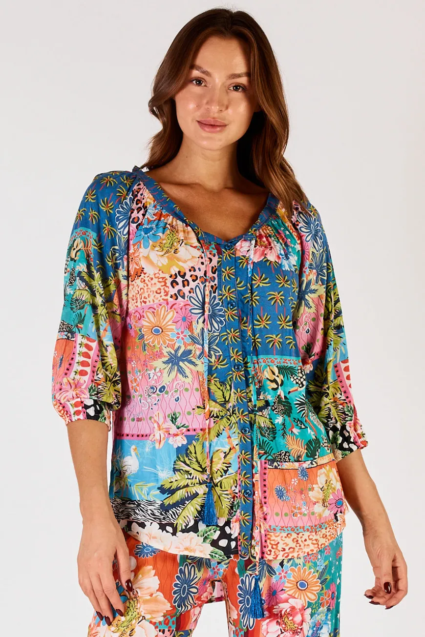 LulaLife Avoca Top Ocean