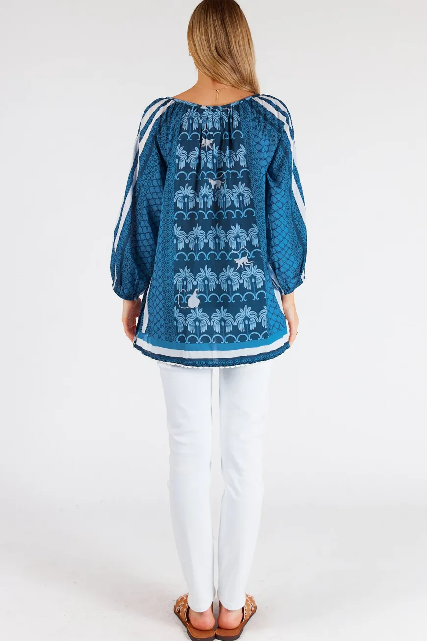LulaLife Blakely Top Navy