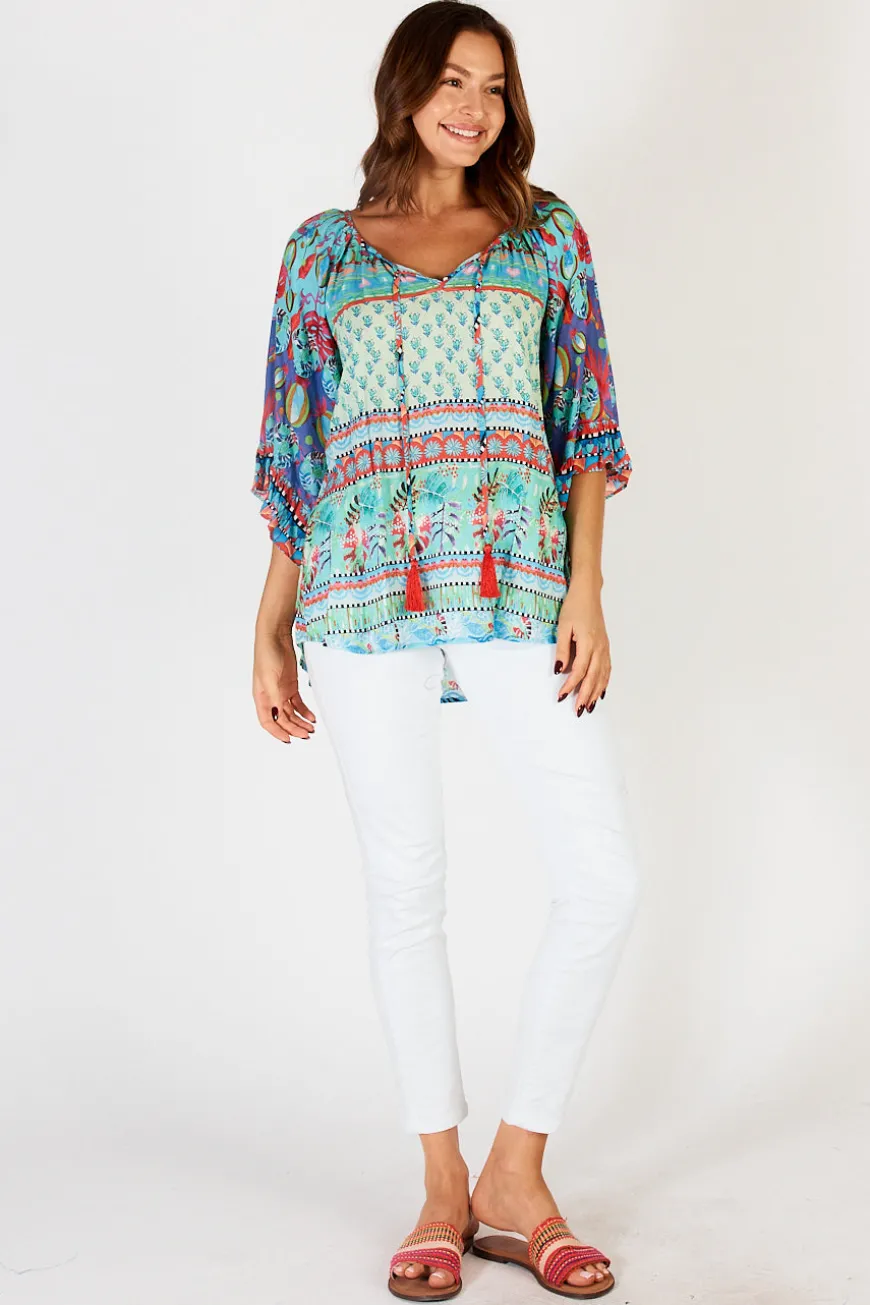 LulaLife Elisie Top Sea