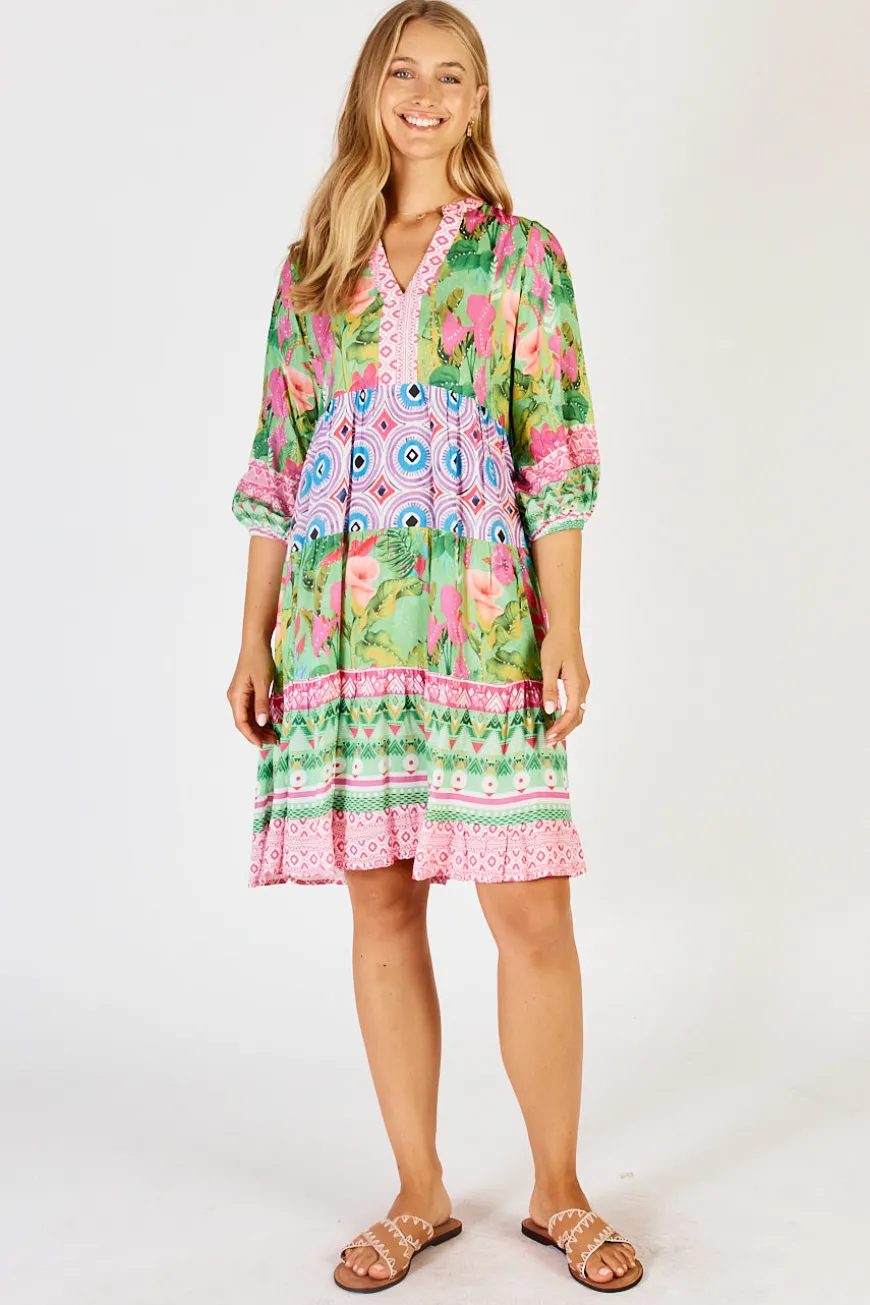 Lulalife Ilaria Dress Melon