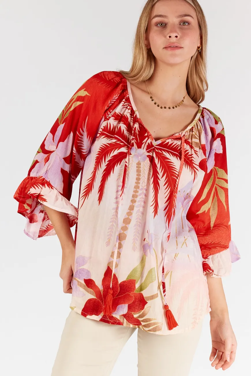 LulaLife Josie Top Melon
