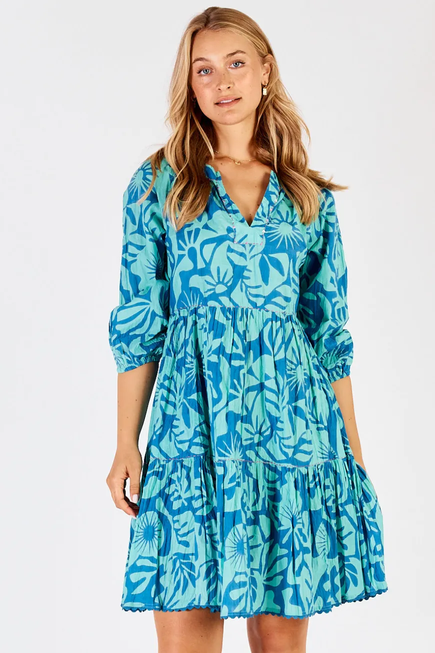 Lulalife Laiken Dress Lagoon