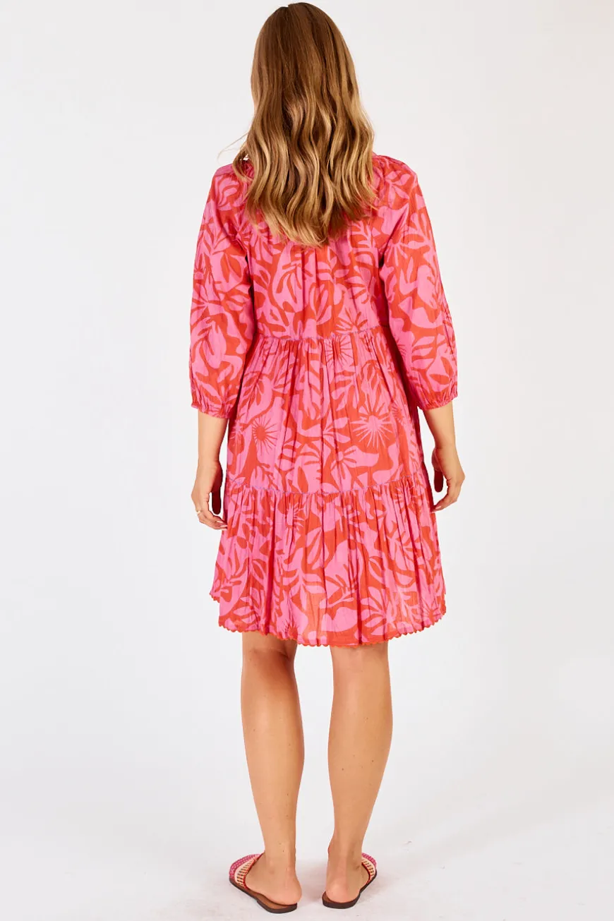 Lulalife Laiken Dress Melon