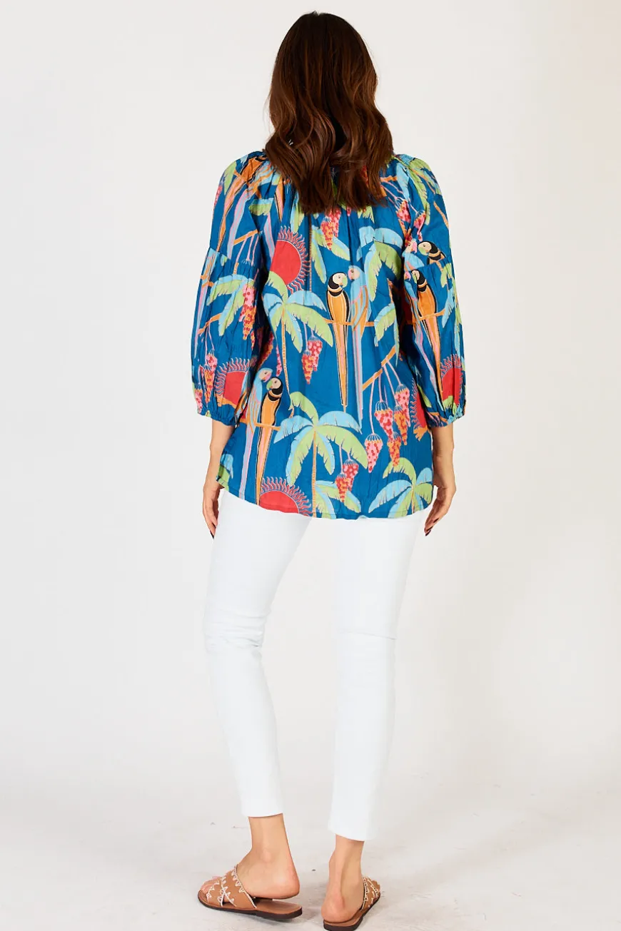 LulaLife Lainie Top Ocean