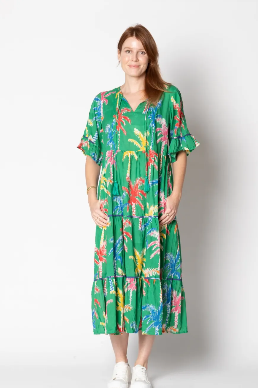 LulaLife Leilani Tucked Midi Sea-Exclusive