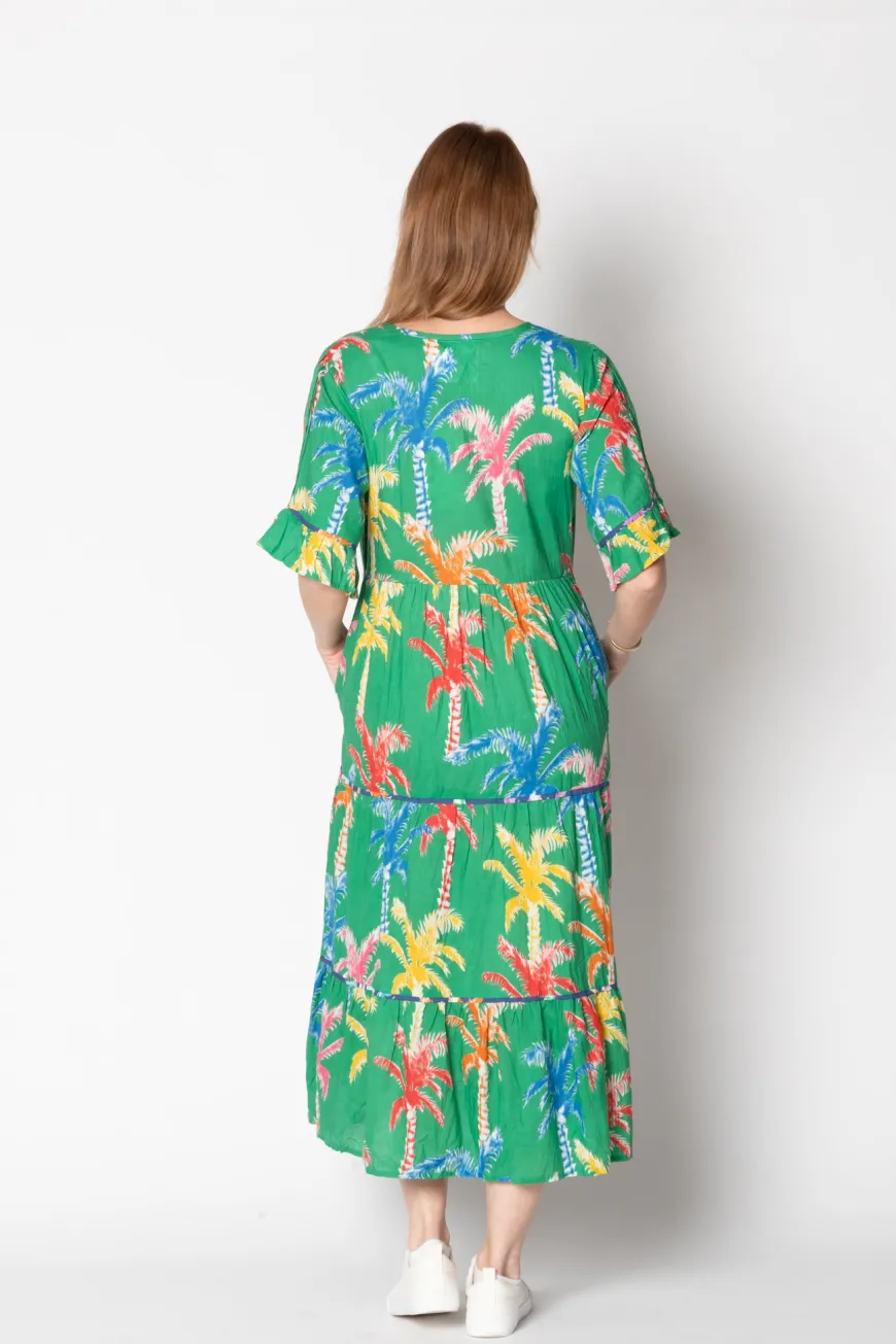 LulaLife Leilani Tucked Midi Sea-Exclusive