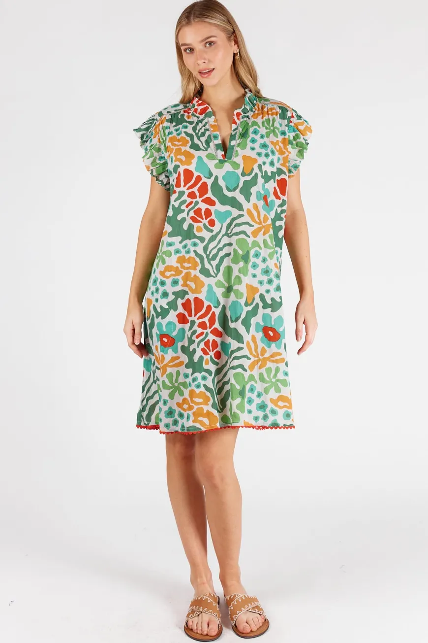 lulalife_lilah_ruffle_dre_1.webp LulaLife Lilah Ruffle Dress Sea