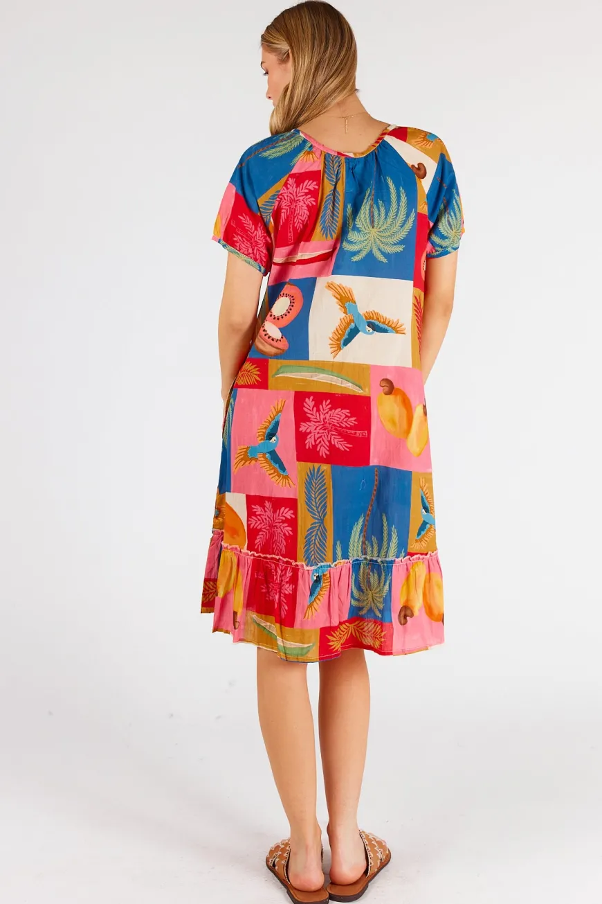 lulalife_madison_shirred__1.webp LulaLife Madison Shirred Dress Melon