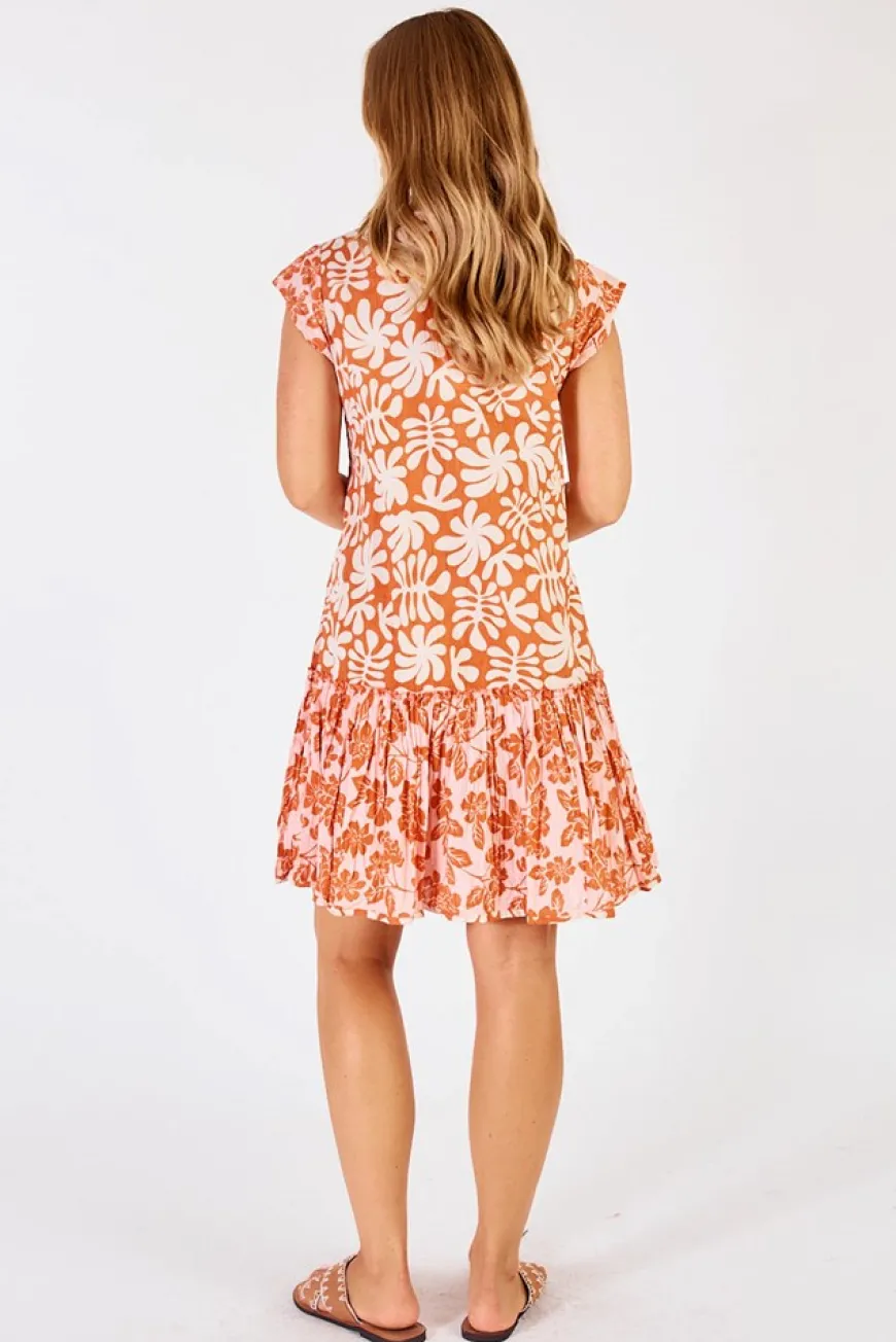 LulaLife Mia Dress Apricot