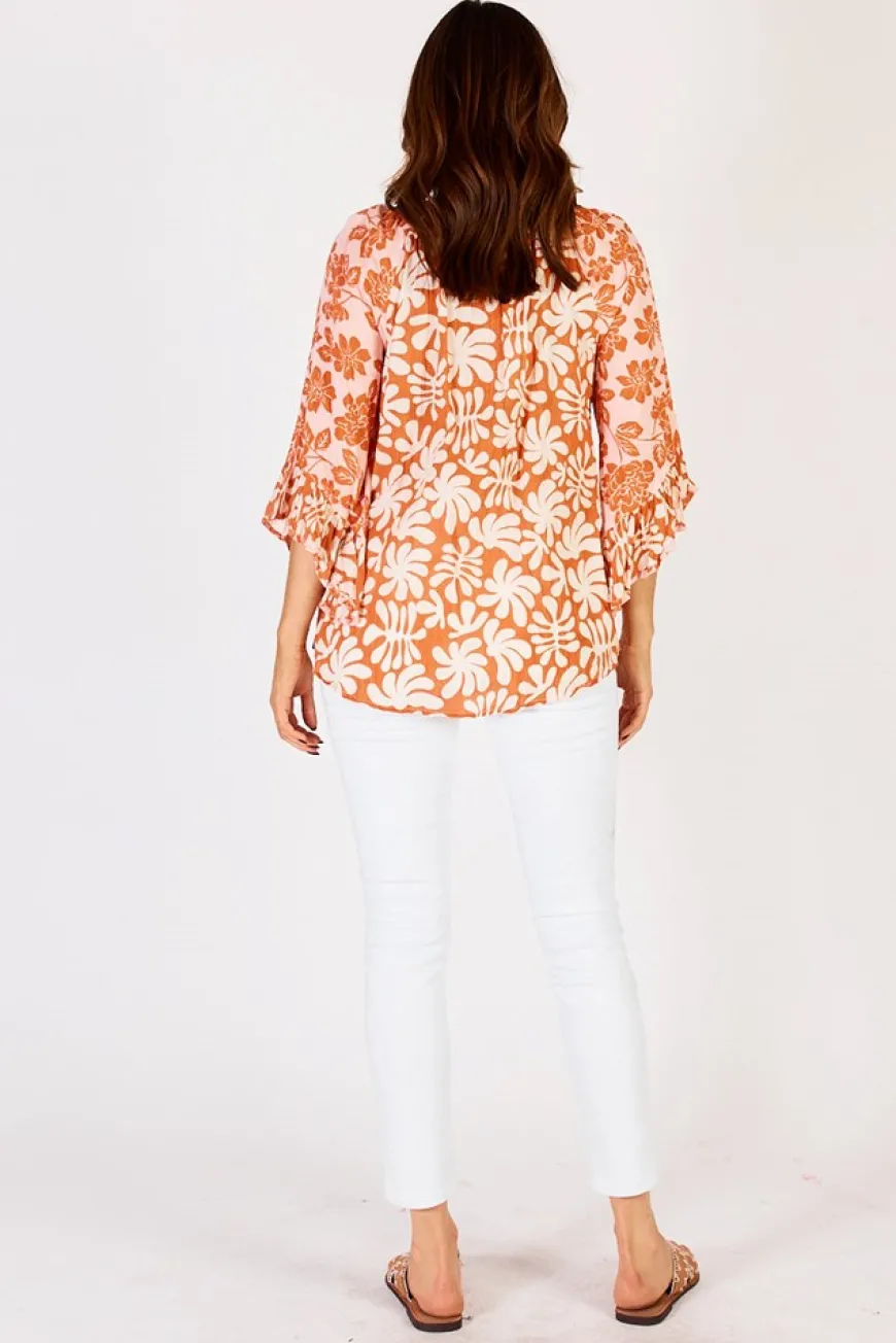 LulaLife Mia Top Apricot