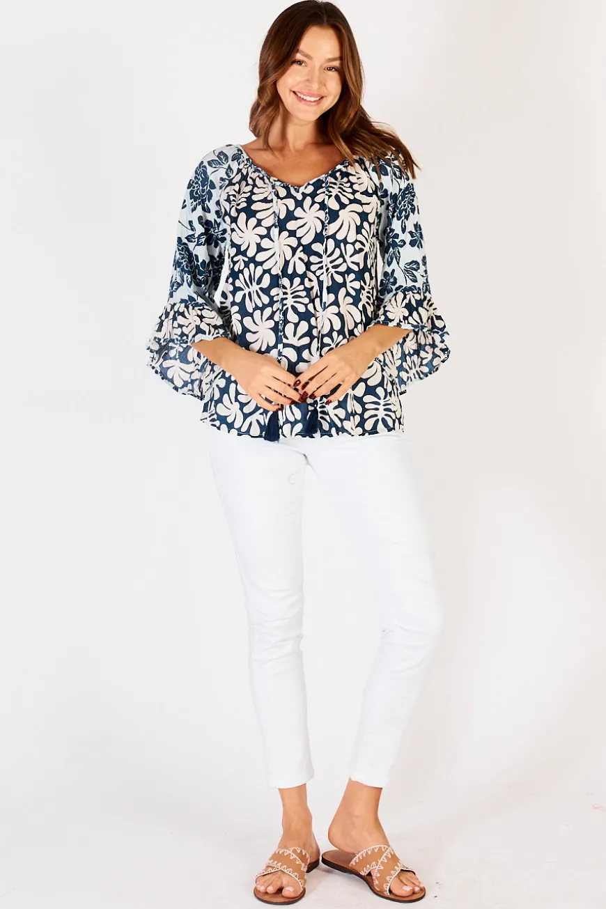 lulalife_mia_top_navy_2.webp LulaLife Mia Top Navy