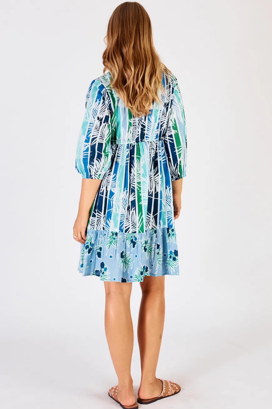 lulalife_mila_tie_dress_s_1.webp Lulalife Mila Tie Dress Stripe Sky