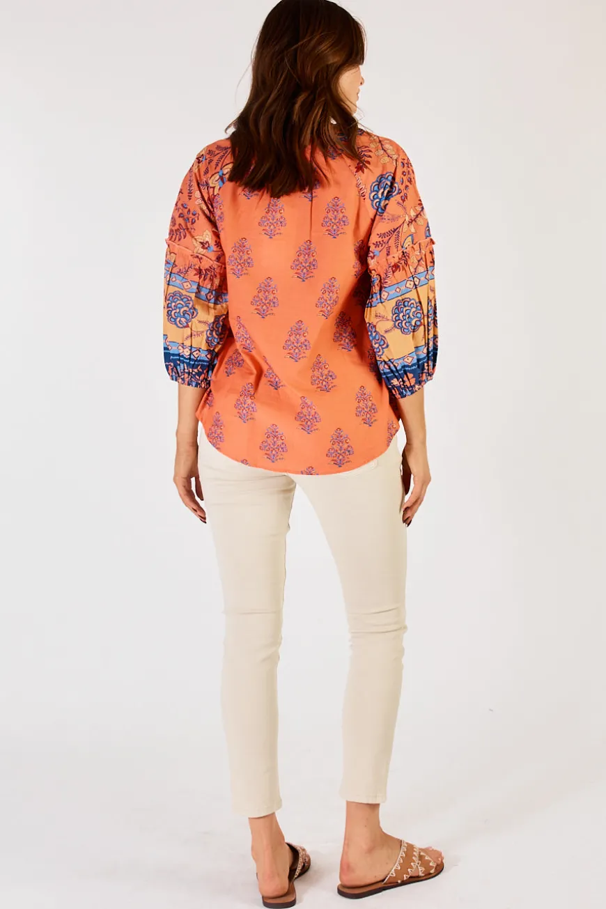 Lulalife Raine Top Tangerine