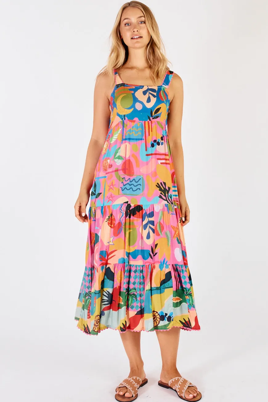 LulaLife Solana Sundress Melon