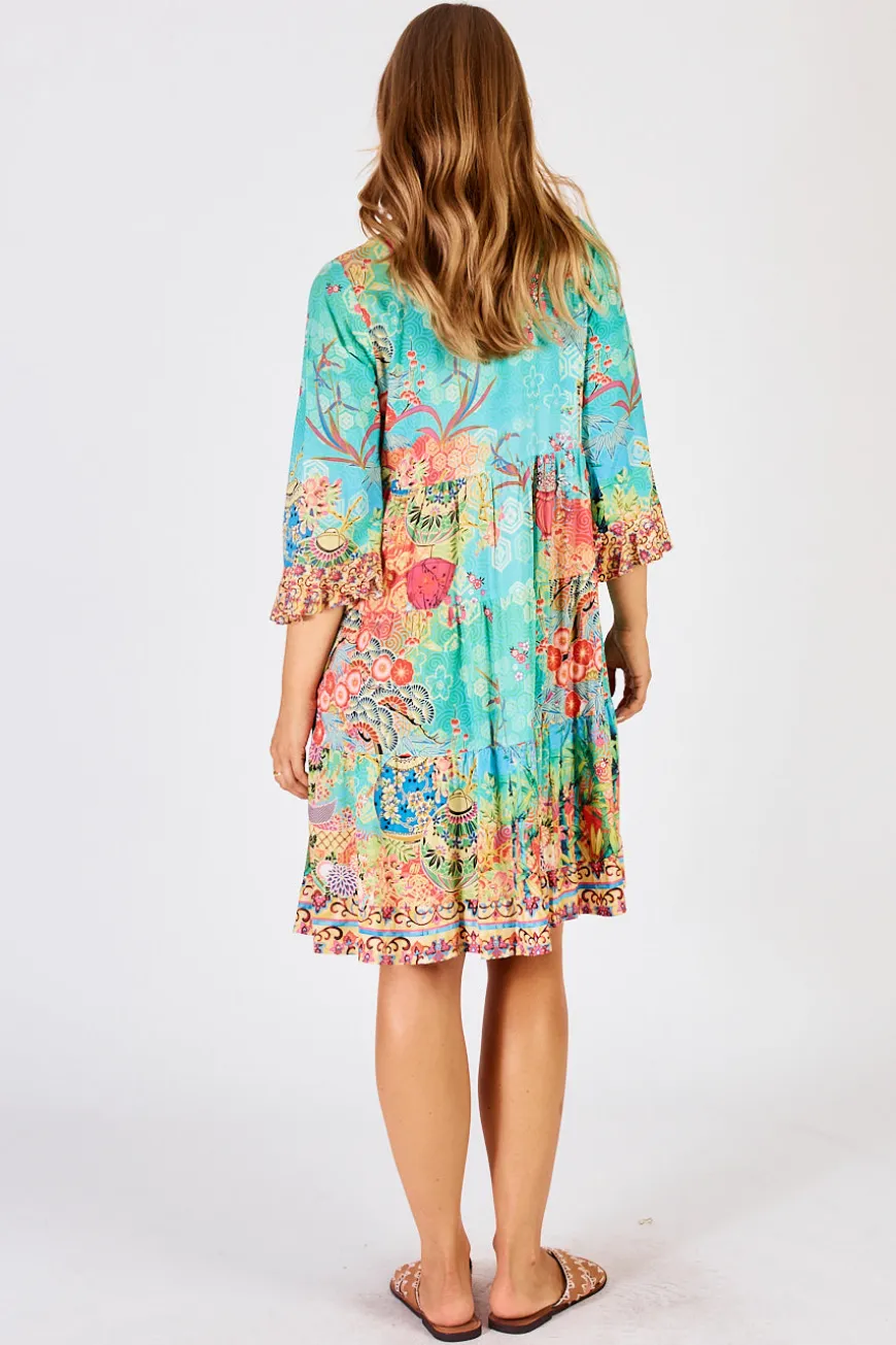 Lulalife Sybil Dress Lagoon