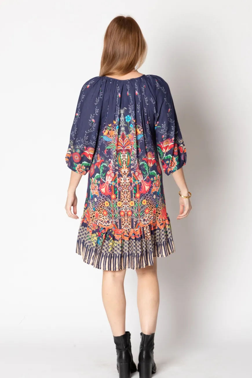LulaLife Ximena Shirred Dress