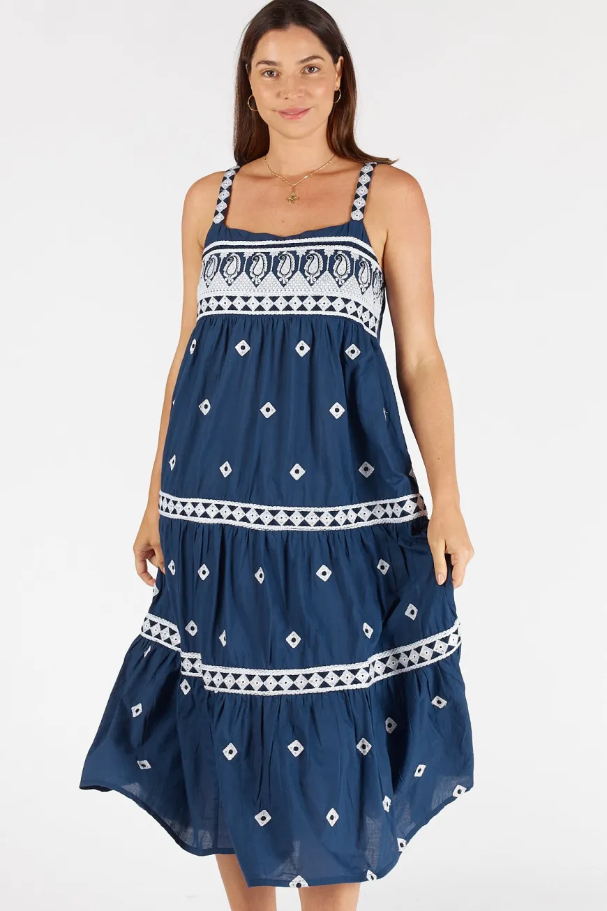 LulaSoul Antigua Sundress Navy