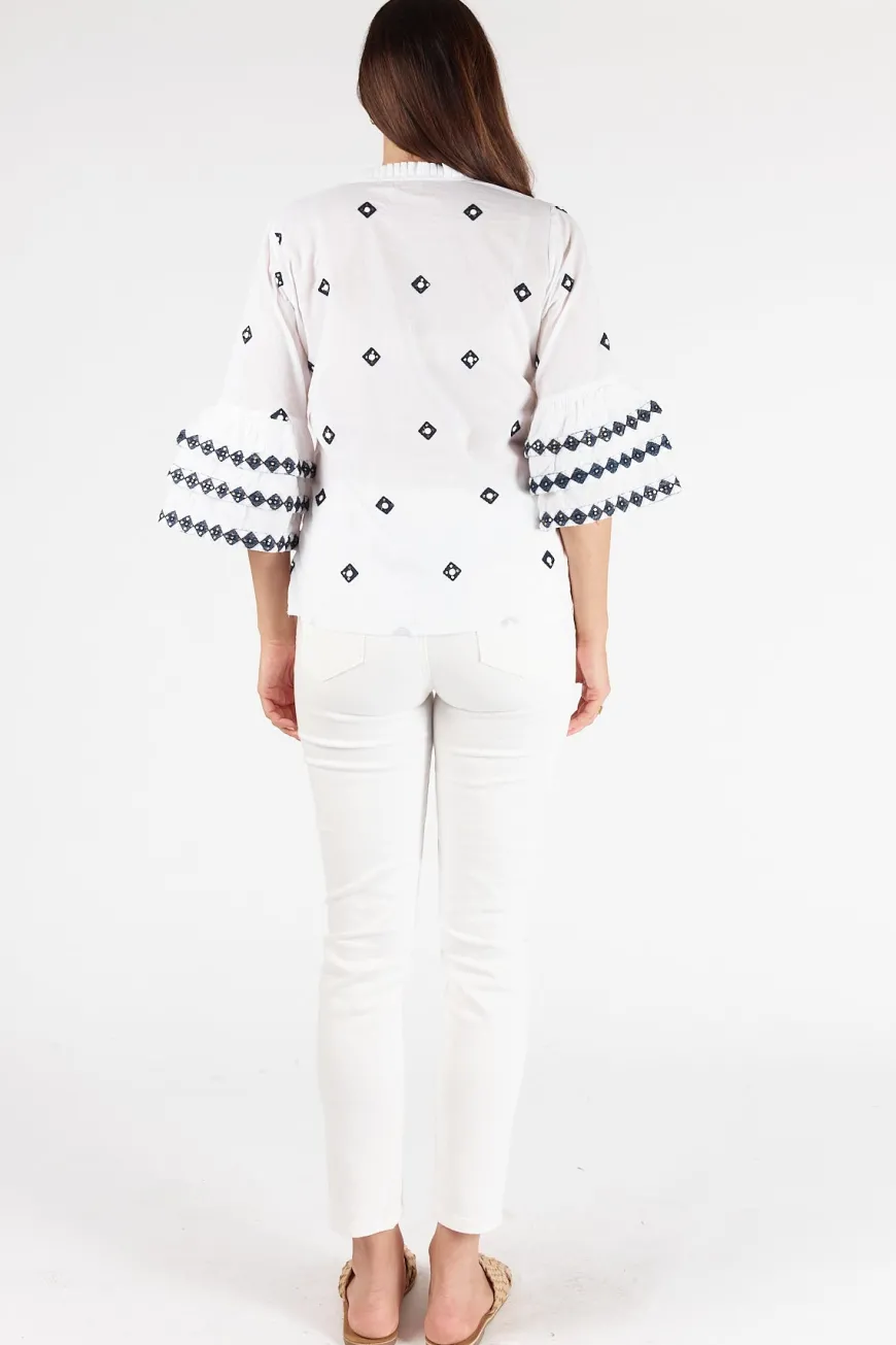 LulaSoul Antigua Top White