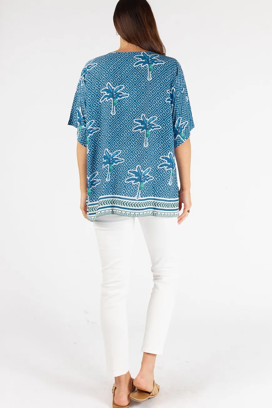 LulaSoul Dominica Wide Tee Ocean