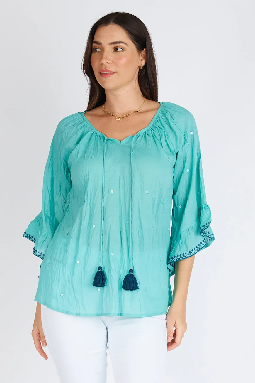 LulaSoul Jenna Top Sea