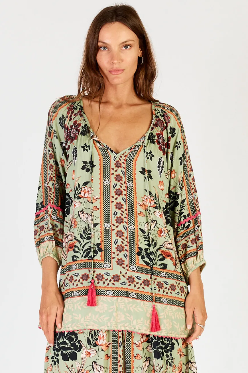 LulaSoul Palermo Top Sage