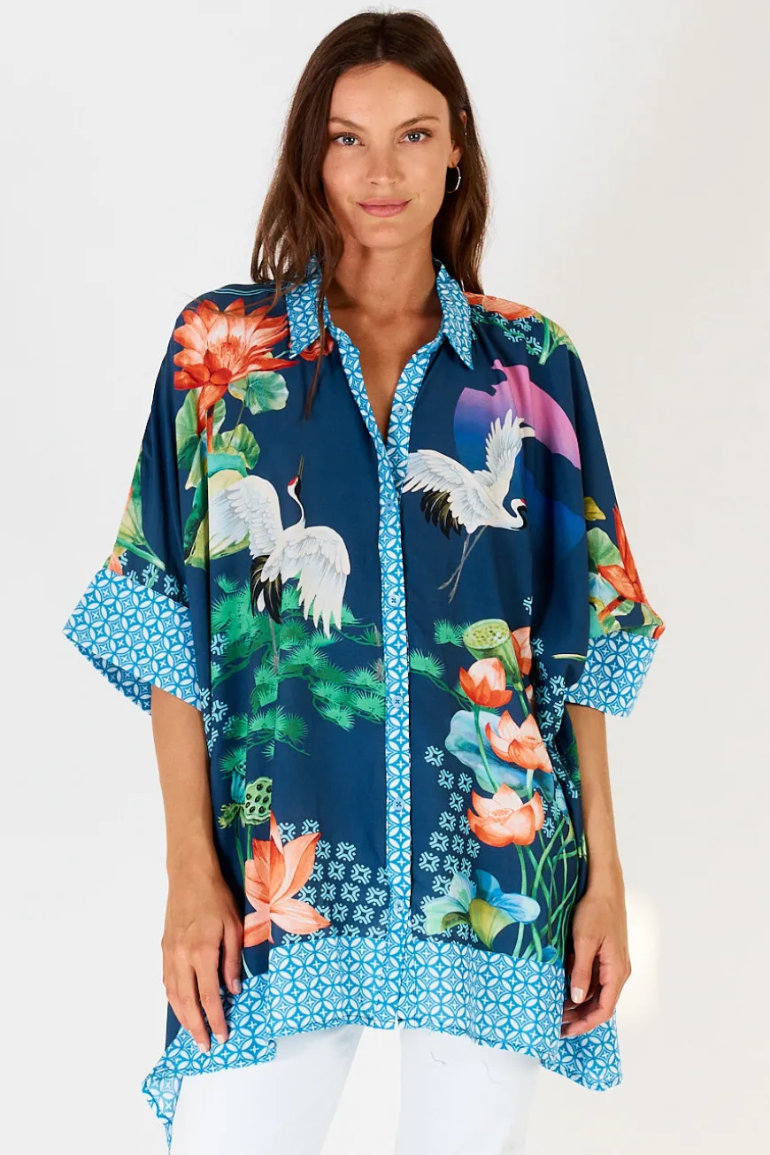 lulasoul_yoshiko_kaftan_s_4.webp LulaSoul Yoshiko Kaftan Shirt Navy