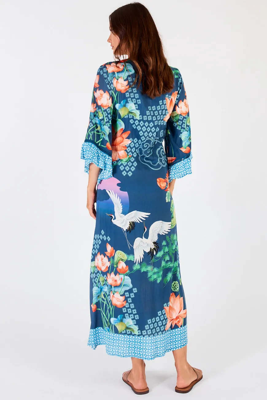 LulaSoul Yoshiko Midi Navy