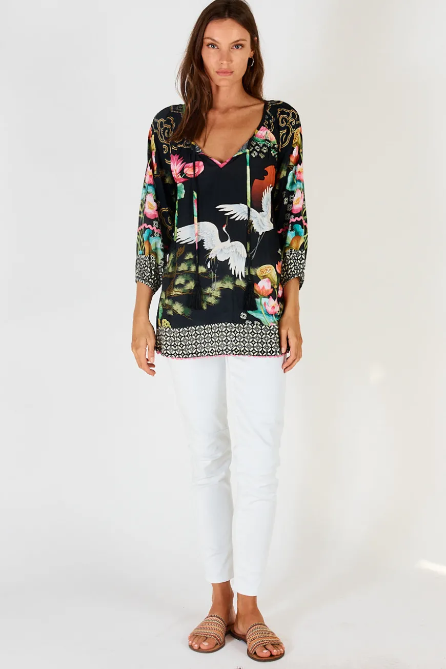 LulaSoul Yoshiko Top Black