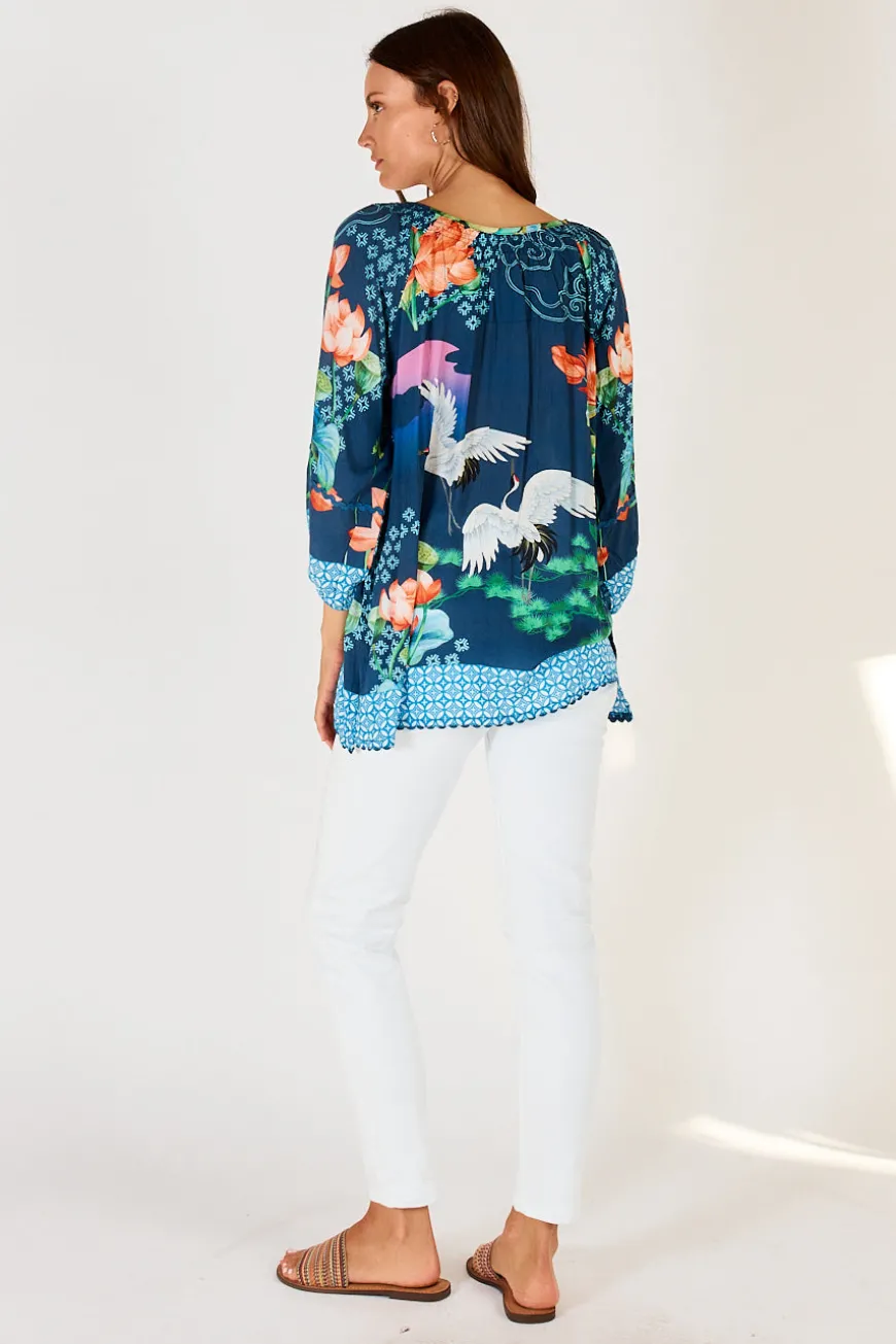 LulaSoul Yoshiko Top Navy
